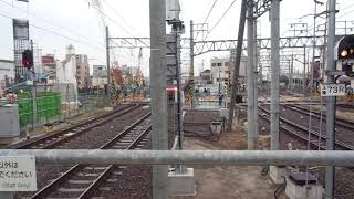 名鉄知立駅5番線　特急犬山行き到着