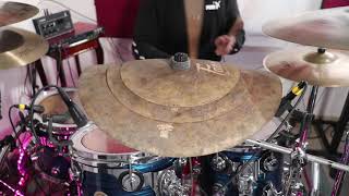 FANS cymbals - Stack ( 9+11+15 ) - Drum Demostration