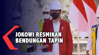 Setelah Resmikan Bendungan di Kampung SBY, Jokowi Resmikan Bendungan Tapin di Kalsel