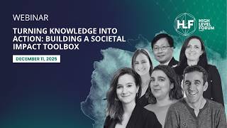 Turning knowledge into action : Building a Societal Impact Toolbox | HLF Webinar