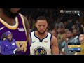 Stephen Curry Down By 3 HALF COURT SHOT! Lakers vs Warriors NBA 2K19 Ep 98