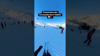 Les deux principales nouveautés sur le domaine skiable des 3 Vallées 🆕 @insta360 #ski #insta360