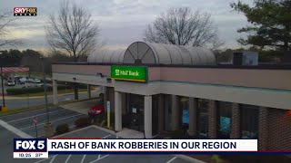 4 banks robbed over course of 2 days in Montgomery, Prince George's County | FOX 5 DC