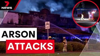Two Italian restaurants torched in twin fire attacks | 7 News Australia