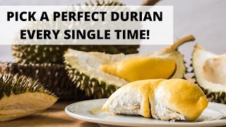 HOW TO PICK A PERFECT DURIAN EVERY TIME! | THE #1 SECRET!