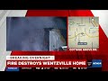 Wentzville home destroyed in overnight fire