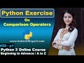 Comparison Operators Practical in Python | Python Programming exercise in Hindi #04