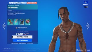 TRAVIS SCOTT IS BACK! (Fortnite Item Shop)