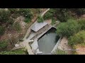 aerial view of the village of piódão 4k uhd