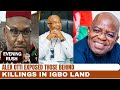 Breaking News: Alex Otti Exonerates IPOB, Simon Ekpa, Nnamdi Kanu, Names Those Behind K!llings