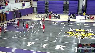 Westhill Girls JV Basketball vs New Canaan High School