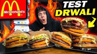 WIELKI TEST BURGERÓW DRWAL Z MCDONALD'S! OSTRY DRWAL NAJLEPSZY?