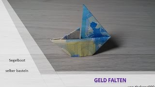 Geldscheine Falten Boot Zum Geldgeschenke Basteln Hochzeit