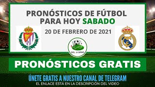 ✅⚽ | Pronósticos De Fútbol Para Hoy 20/02/2021 | Trading Deportivo - Apuestas Deportivas