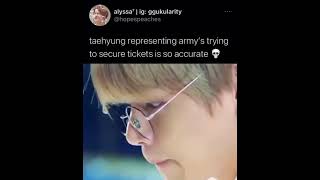 tae representing armys is so accurate 🤣💀 #bts #taehyung #kpop