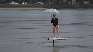 Rachael Tilly flying in the rain With Takuma Efoil ⚡