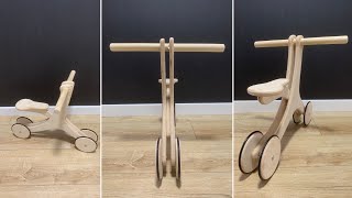 TODDLER BIKE | How to make at home | woodworking projects