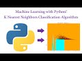 Machine Learning with Python! K Nearest Neighbors Classification Algorithm (KNN)