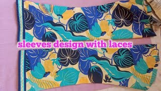 sleeves design with laces