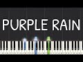 Prince - Purple Rain Piano Tutorial | Medium