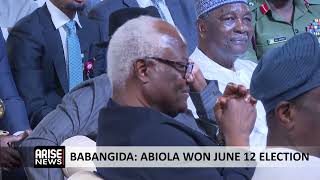 BABANGIDA UNVEILS MEMOIR IN ABUJA