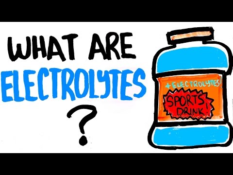 Is sodium and electrolytes the same thing?