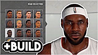 HOW TO CREATE LEBRON JAMES NBA 2K20! Facescan+ Build+