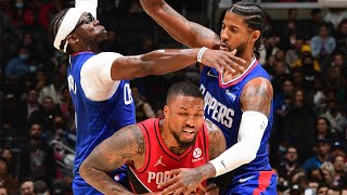 LA Clippers vs Portland Trail Blazers Full Game Highlights | 2021-22 NBA Season