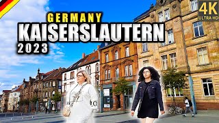 Germany walking tour 2023 | Kaiserslautern City | 4K Video