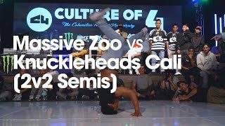 Massive Zoo vs Knuckleheads Cali [semi] // .stance x UDEF // Culture of 4