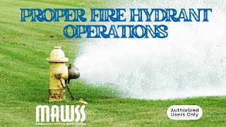 MAWSS Fire Hydrant Safety