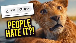 Mufasa: The Lion King Trailer DOWNVOTED to Oblivion!