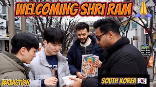 RAM MANDIR- KOREANS Welcoming Shri Ram ||Koreans Reaction | SUBTLECRAZY