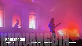 Khruangbin - 'August 10' Live in Atlanta @ The Eastern, 9/29/24