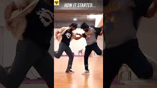 Nani dance steps practice |dhoom dham dostana | Dasara | #trending #south #nani #dasara #shortvideo