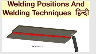 Welding Positions And Welding Techniques  हिन्दी