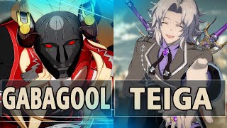 GBVSR:🔥GABAGOOL (Ladiva) Vs Teiga (Lancelot Knight's Finery)🔥| High Level Gameplay.