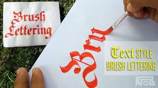 BRUSH LETTERING #7 | Brush Lettering