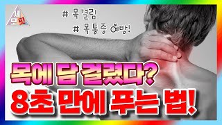 8초 만에 통증을 없앤다? 목 통증 해결 법! - 세모핏 #16ㅣ 목담 거북목 통증리셋 담 푸는 법