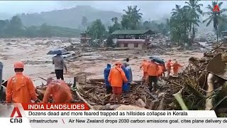 Dozens dead after torrential rains trigger landslides in India's Kerala