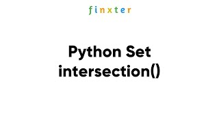 Python set.intersection() and the "&" Operator