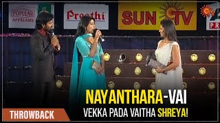 Shreya to Nayanthara: Epadi epovume ivalo azhaga irukinga?  | FEFSI | Sun TV Throwback