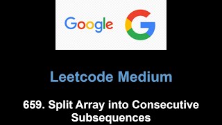 Leetcode 659. Split Array into Consecutive Subsequences (heap)