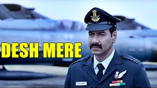 Desh Mere (LYRICS) - Arijit Singh | Ajay D, Sanjay D, Ammy V |Arko, Manoj M|Bhuj: The Pride Of India