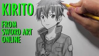 Drawing Time Lapse: Kirito from \