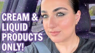 FULL FACE USING CREAM & LIQUID PRODUCTS ONLY! NO POWDERS!