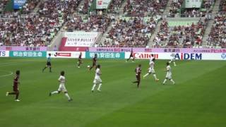 2016.6.11　ヴィッセル神戸 vs サンフレッチェ広島　ヒデの宇宙開発で試合終了