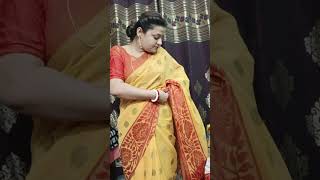 Open pallu trick/saree draping trick #shorts #youtubeshorts #trending #shortvideo