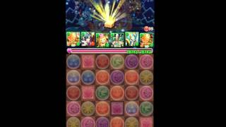 【パズドラ】降臨チャレンジ 遊楽魔 究極ヴィシュヌPT【ノーコン】