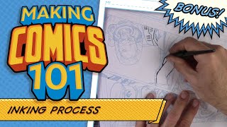 Inking Crash Course! Making Comics 101  Bonus!